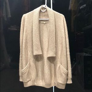 💋Cotton, Wool & Alpaca Beige Cardigan